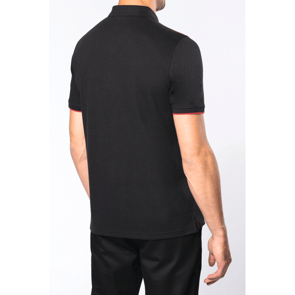 WK | Polo a maniche corte in contrasto "daytoday".